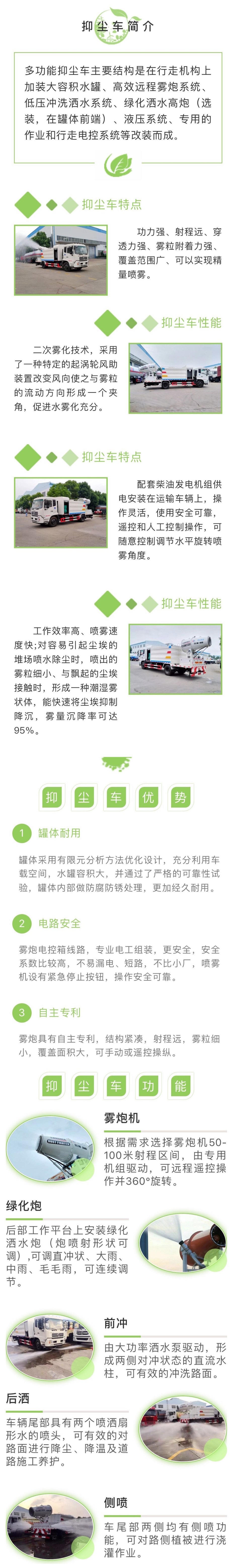 東風(fēng)天錦綠化噴灑抑塵車國六12立方/30-40米霧炮